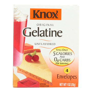 Knox Kraft Gelatine - Unflavored - Case Of 48 - 1 Oz - Maras Green