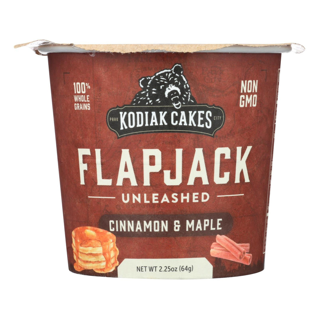 Kodiak Cakes - Flapjack On The Go - Cinnamon Maple - Case Of 12 - 2.25 Oz - Maras Green