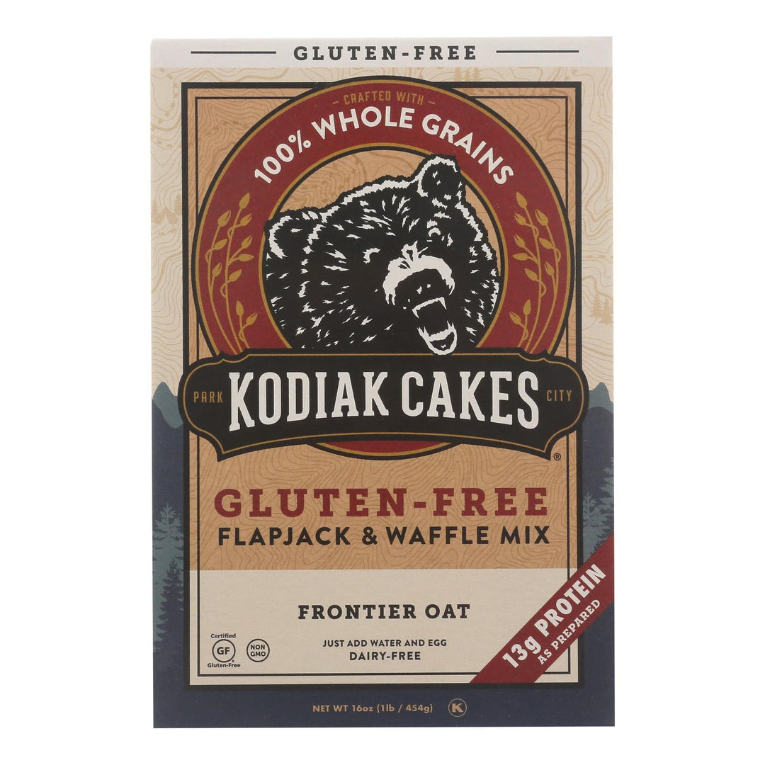 Kodiak Cakes - Flpjck Waff Gluten Free Oat Frntr - Case Of 6 - 16 Oz - Maras Green