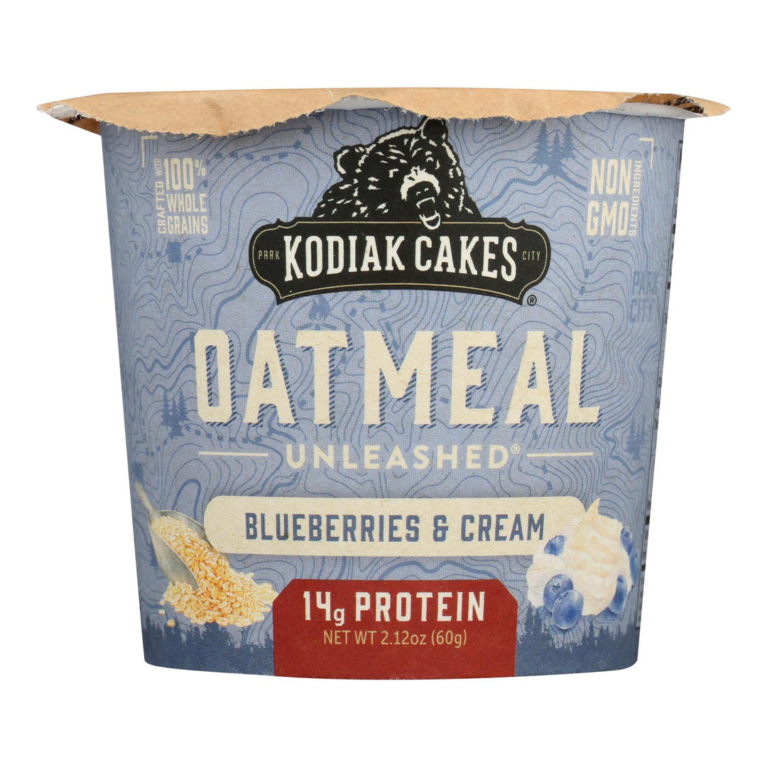 Kodiak Cakes - Oatmeal Blubry/crm Pwrcup - Case Of 12 - 2.12 Oz - Maras Green