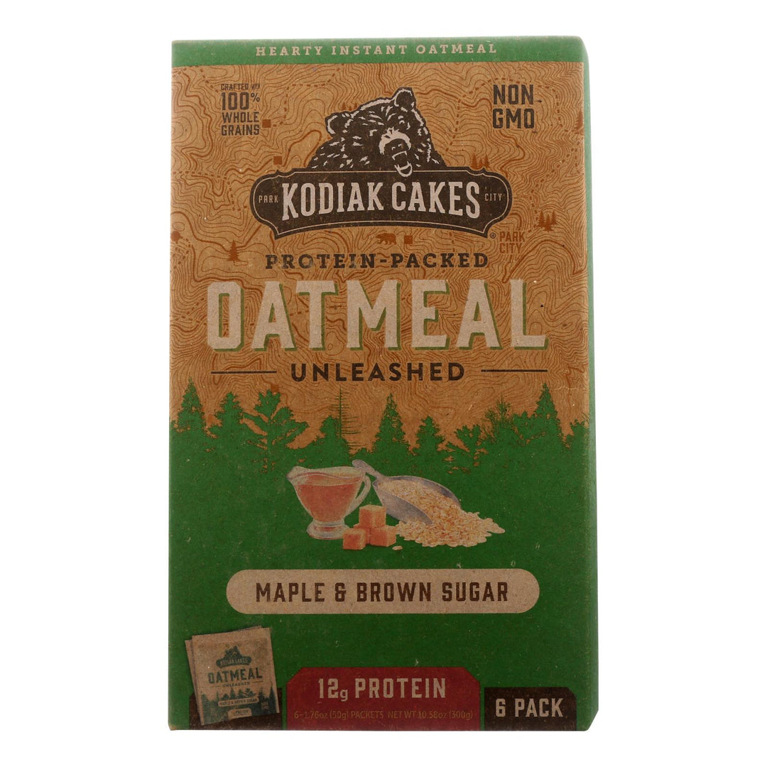 Kodiak Cakes - Oatmeal Mpl Brwn Sgr Pckt - Cs Of 6 - 6/1.76oz - Maras Green