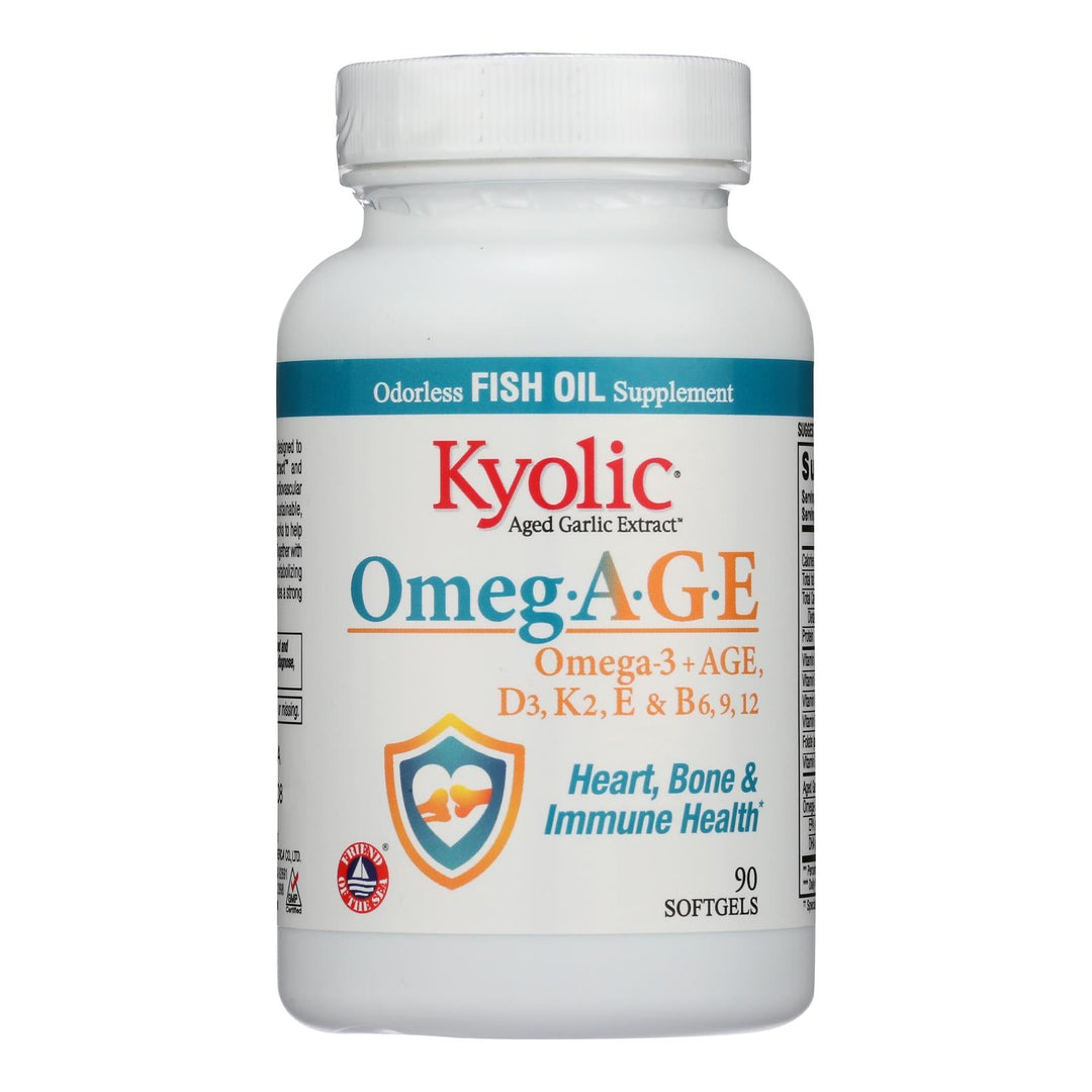 Kyolic - Omeg.a.g.e. Fish Oil Supp - 1 Each - 90 Sgel - Maras Green