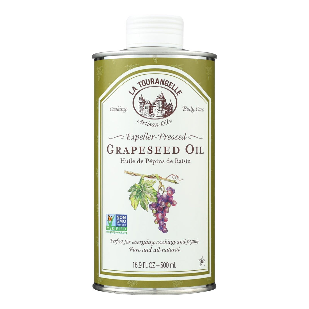 La Tourangelle Grapeseed Oil - Case Of 6 - 16.9 Fl Oz. - Maras Green