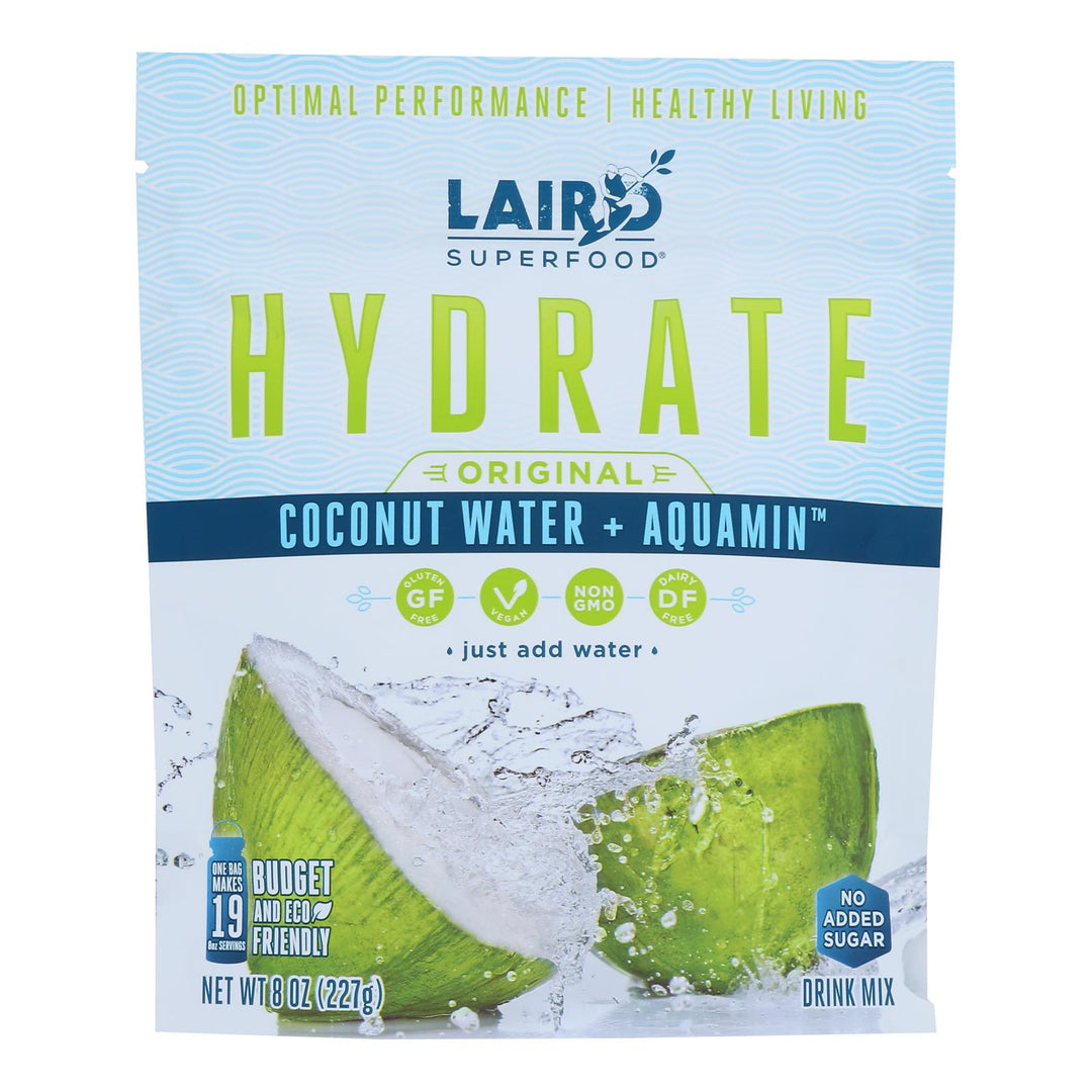 Laird Superfood - Drink Mx Hydrt Cnutwtr Org - Case Of 6 - 8 Oz - Maras Green