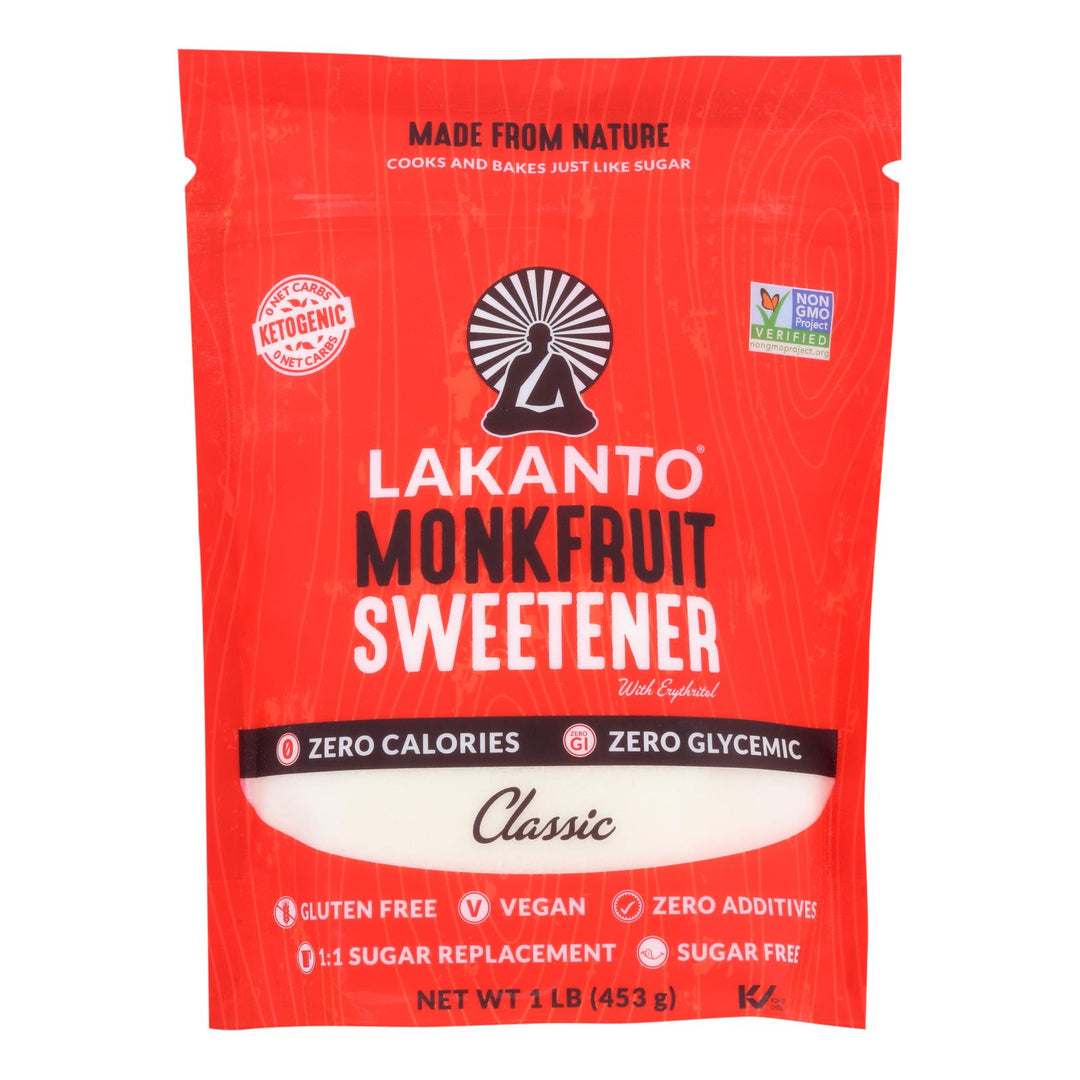 Lakanto - Classic Monkfruit Sweetener - Case Of 8 - 16 Oz. - Maras Green