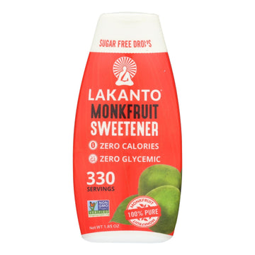 Lakanto - Lq Swtnr Mnkfruit Original Sugar Free - Case Of 6 - 1.76 Fz - Maras Green