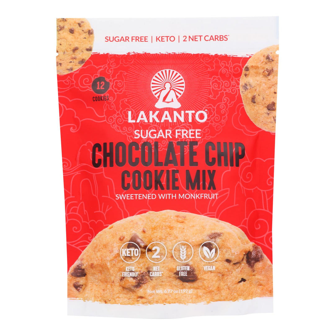 Lakanto - Mix Cookie Chocolate Chip Sugar Free - Case Of 8 - 6.77 Oz - Maras Green