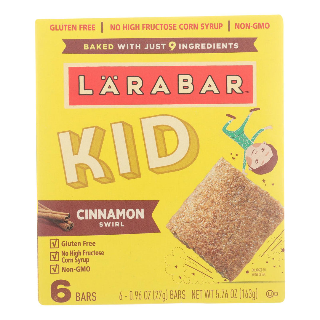 Larabar - Bar Kids Cinnamon Swirl - Case Of 8 - 6/.96 Oz - Maras Green