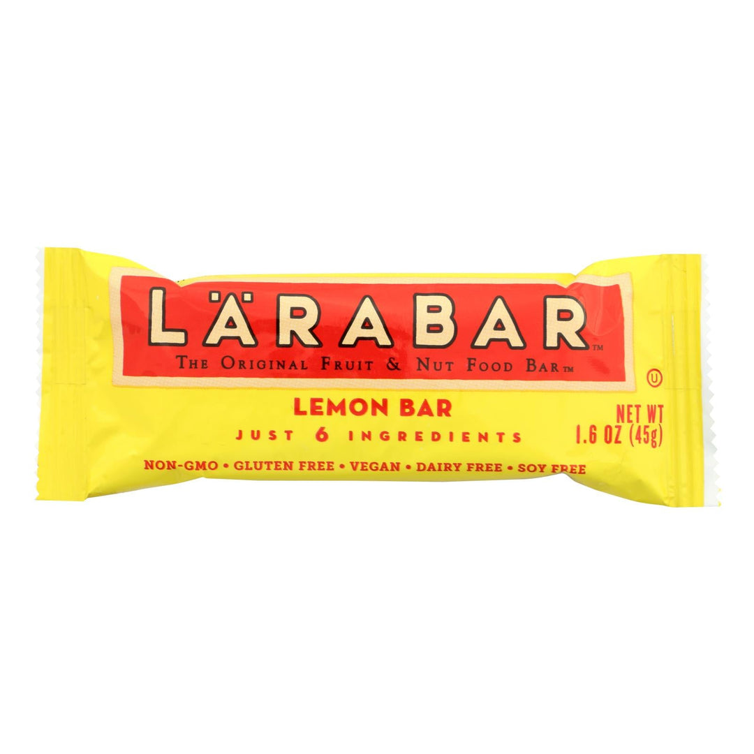 Larabar Fruit And Nut Bar - Lemon - Case Of 16 - 1.6 Oz - Maras Green