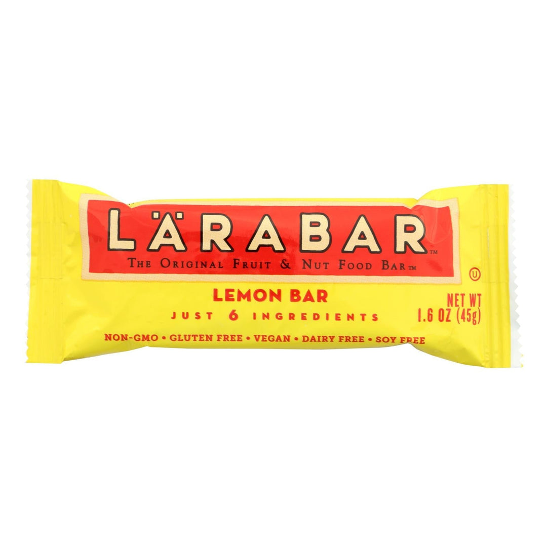 Larabar Fruit And Nut Bar - Lemon - Case Of 16 - 1.6 Oz - Maras Green