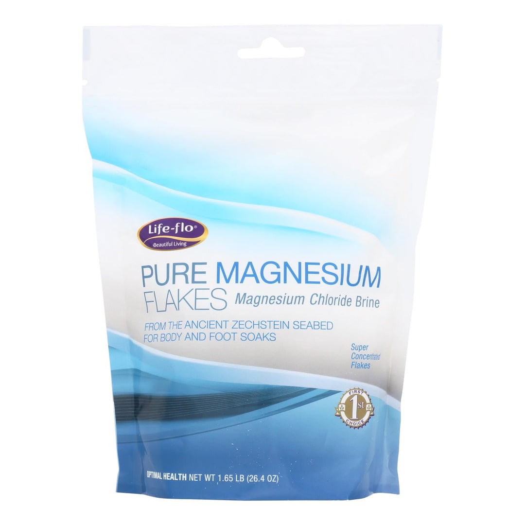 Life Flo - Magnesium Flakes Pure - 1 Each - 1.65 Lb - Maras Green