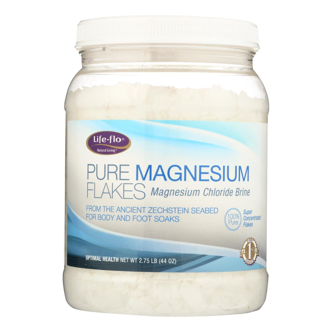 Life - flo Pure Magnesium Flakes - 1 Each - 2.75 Lb - Maras Green