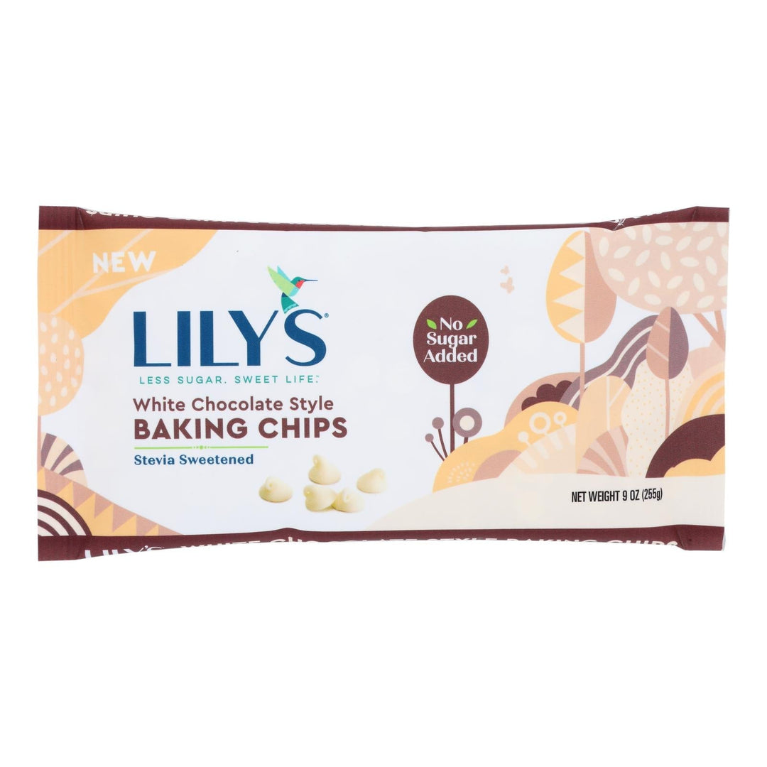 Lilys - Bkng Chip White Chocolate - Case Of 12 - 9 Oz - Maras Green