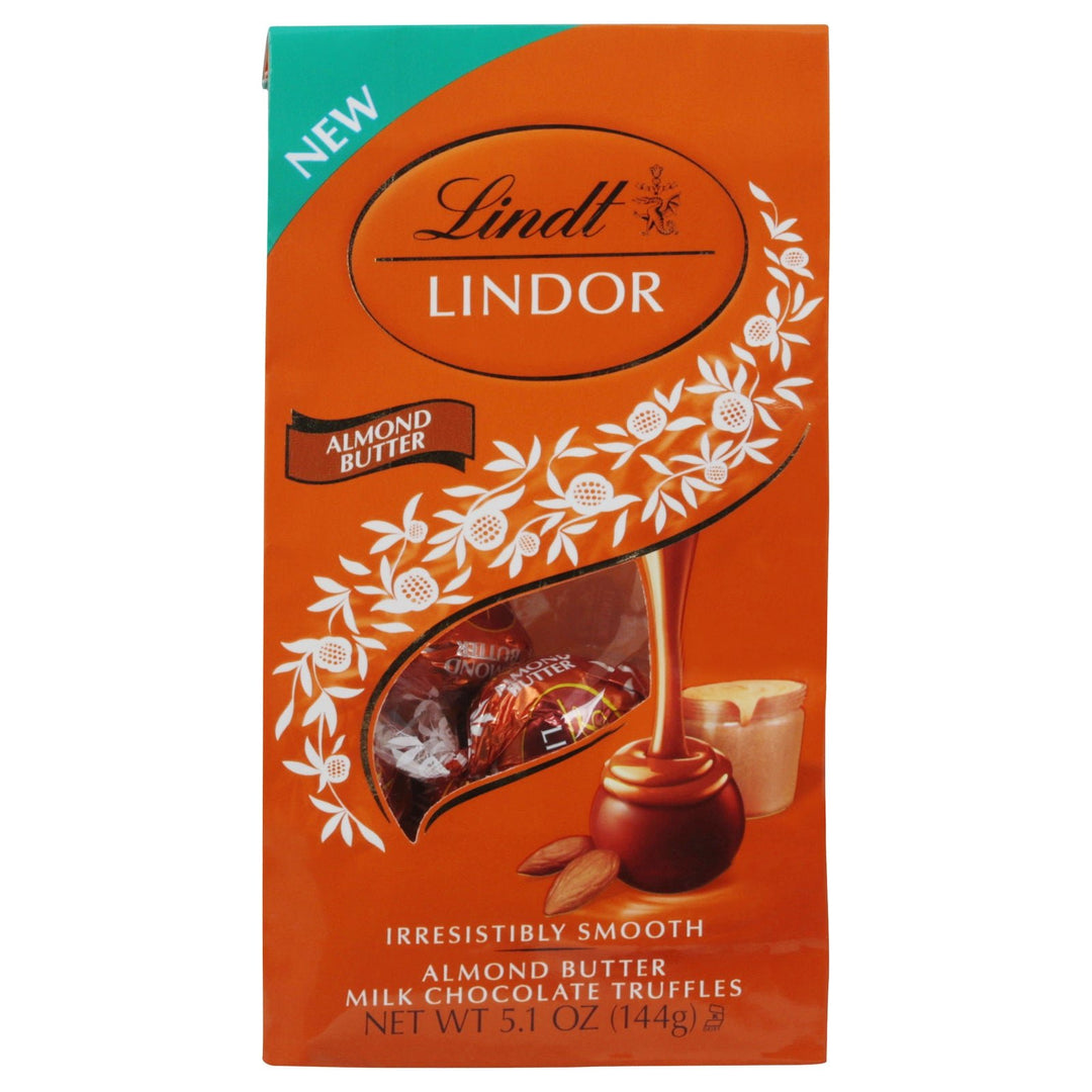 Lindt - Truffles Almond Butter Bag - Case Of 6 - 5.1 Oz - Maras Green