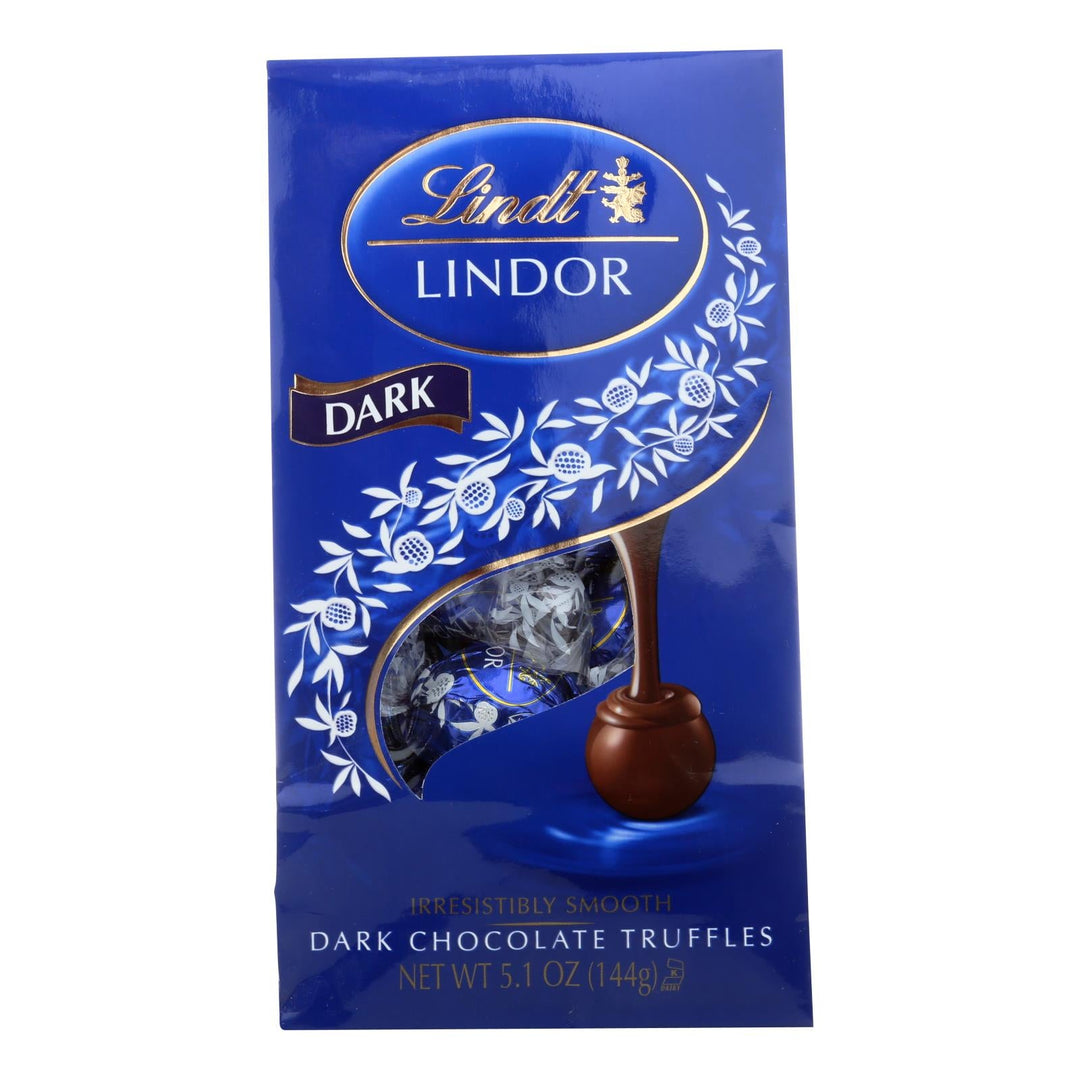 Lindt - Truffles Dark Chocolate Bag - Case Of 6 - 5.1 Oz - Maras Green