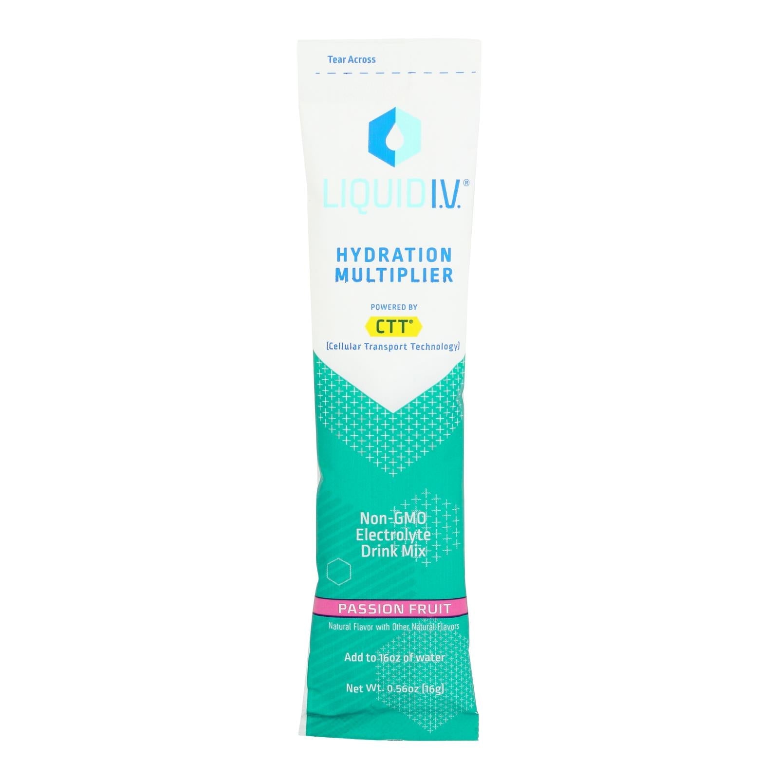 Liquid I.v. - Hydration Multi Pasnfrt - Case Of 8 - .56 Oz - Maras Green