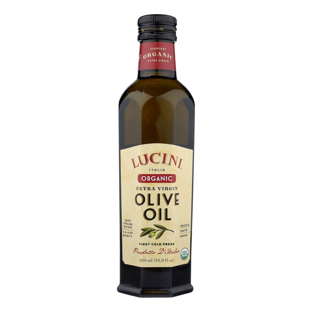 Lucini Italia Extra Virgin Olive Oil - Case Of 6 - 16.9 Fz - Maras Green