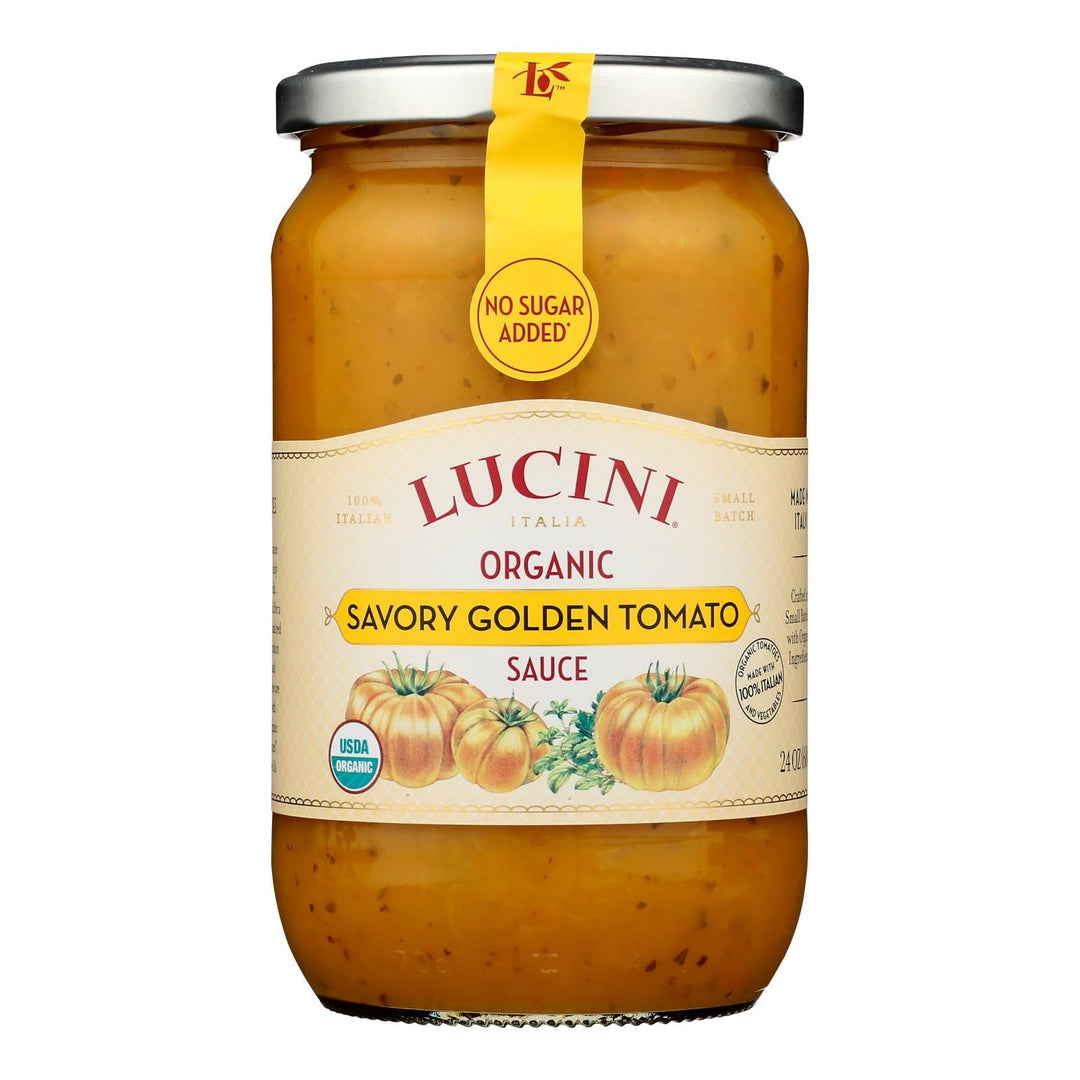 Lucini Italia - Sauce Svry Golden Tom - Case Of 6 - 24 Oz - Maras Green
