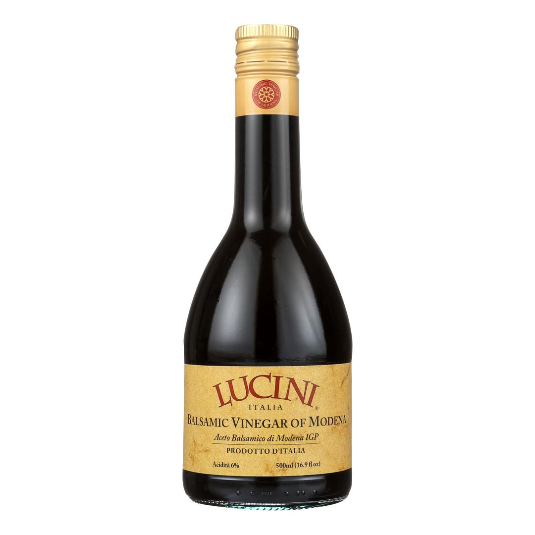 Lucini Italia Select Balsamic Vinegar Of Modena Igp - Case Of 6 - 16.9 Fl Oz. - Maras Green