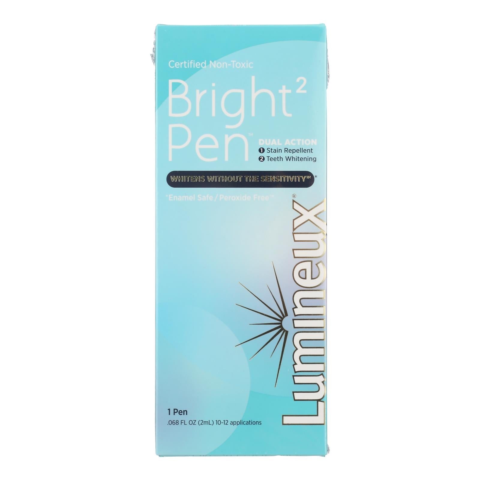 Lumineux - Whitening Pen Stain Repellent - 1 Each - 0.068 Fluid Ounces - Maras Green
