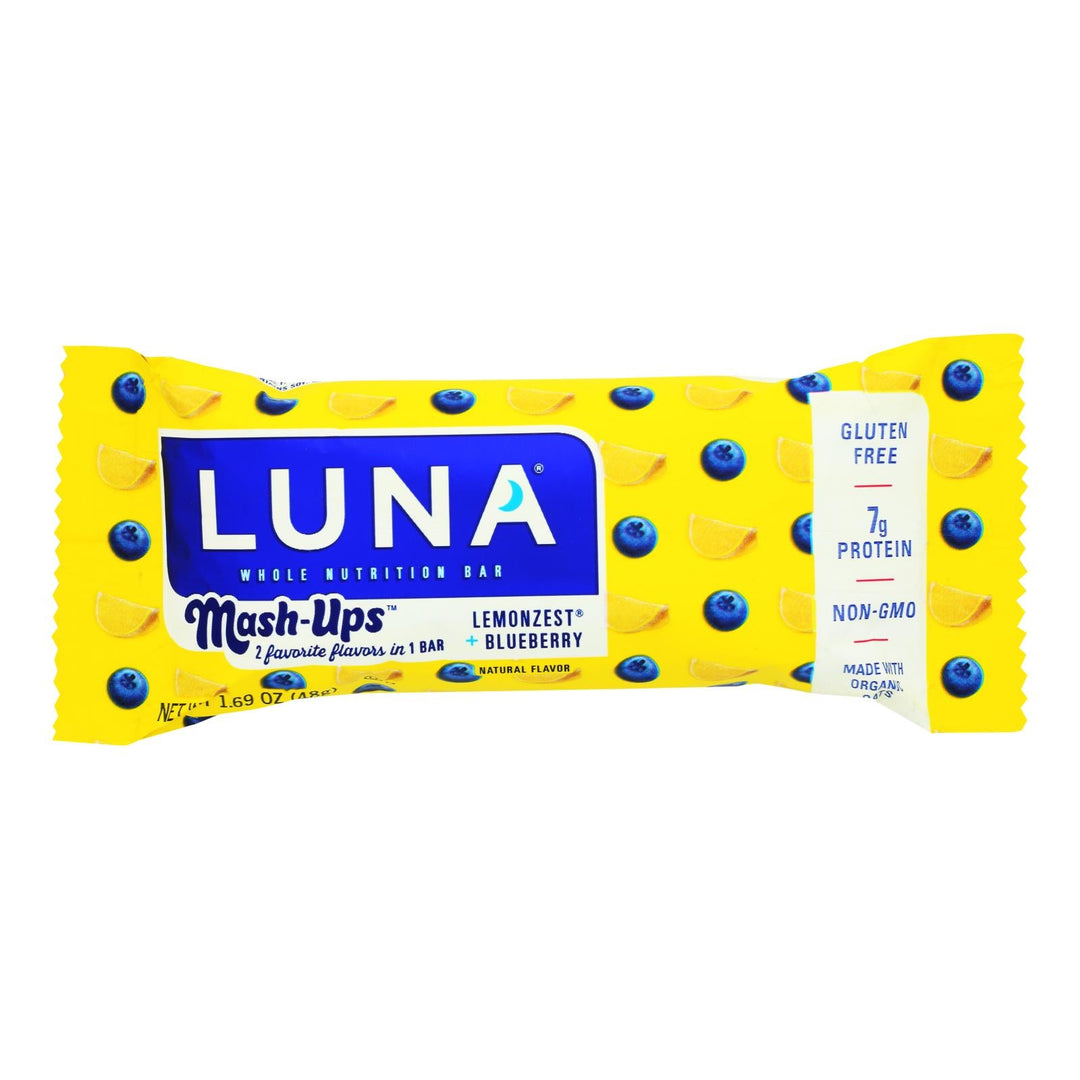 Luna - Bar Mshup Lemon Blubry - Case Of 15 - 1.69 Oz - Maras Green