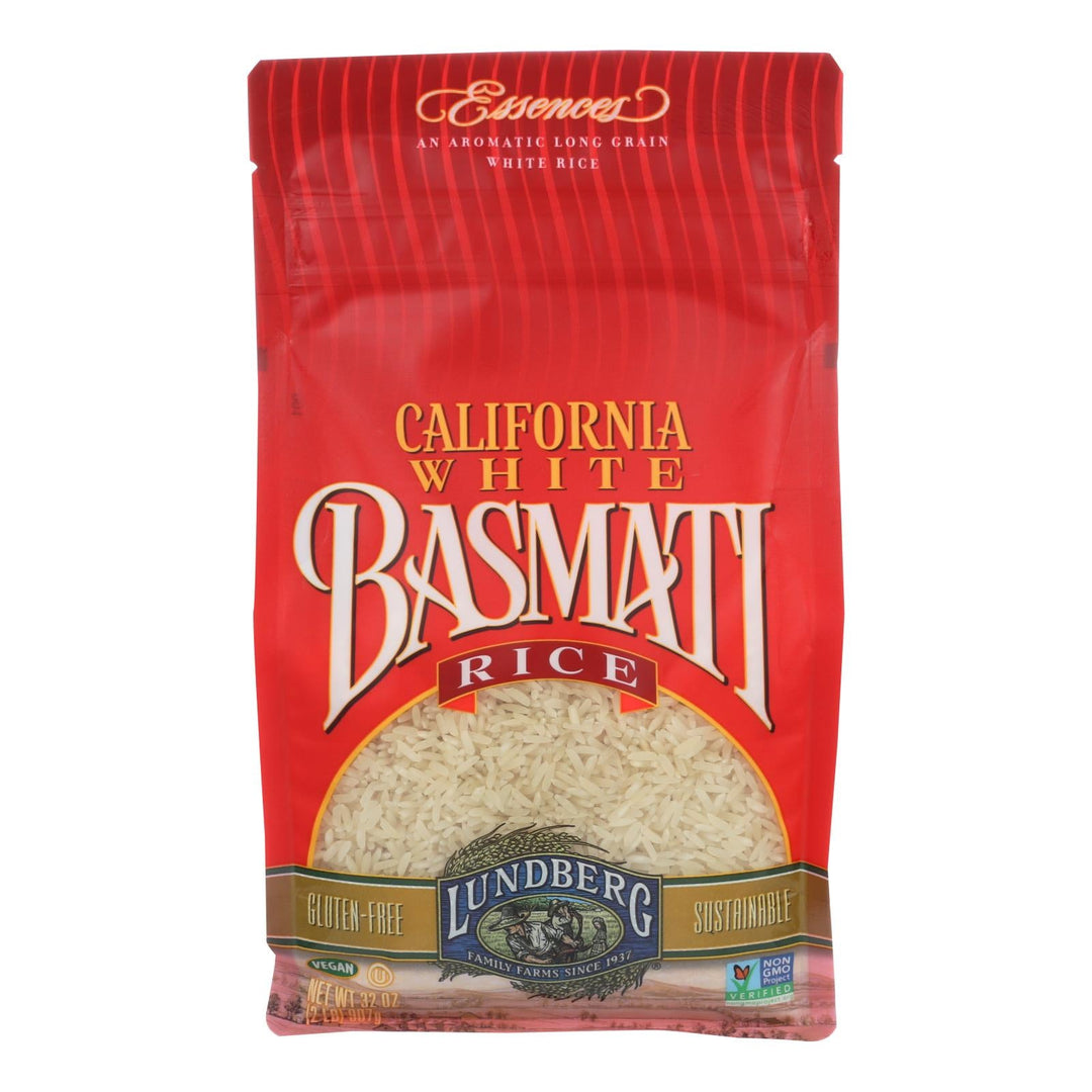 Lundberg Family Farms California Basmati White Rice - Case Of 6 - 2 Lb. - Maras Green
