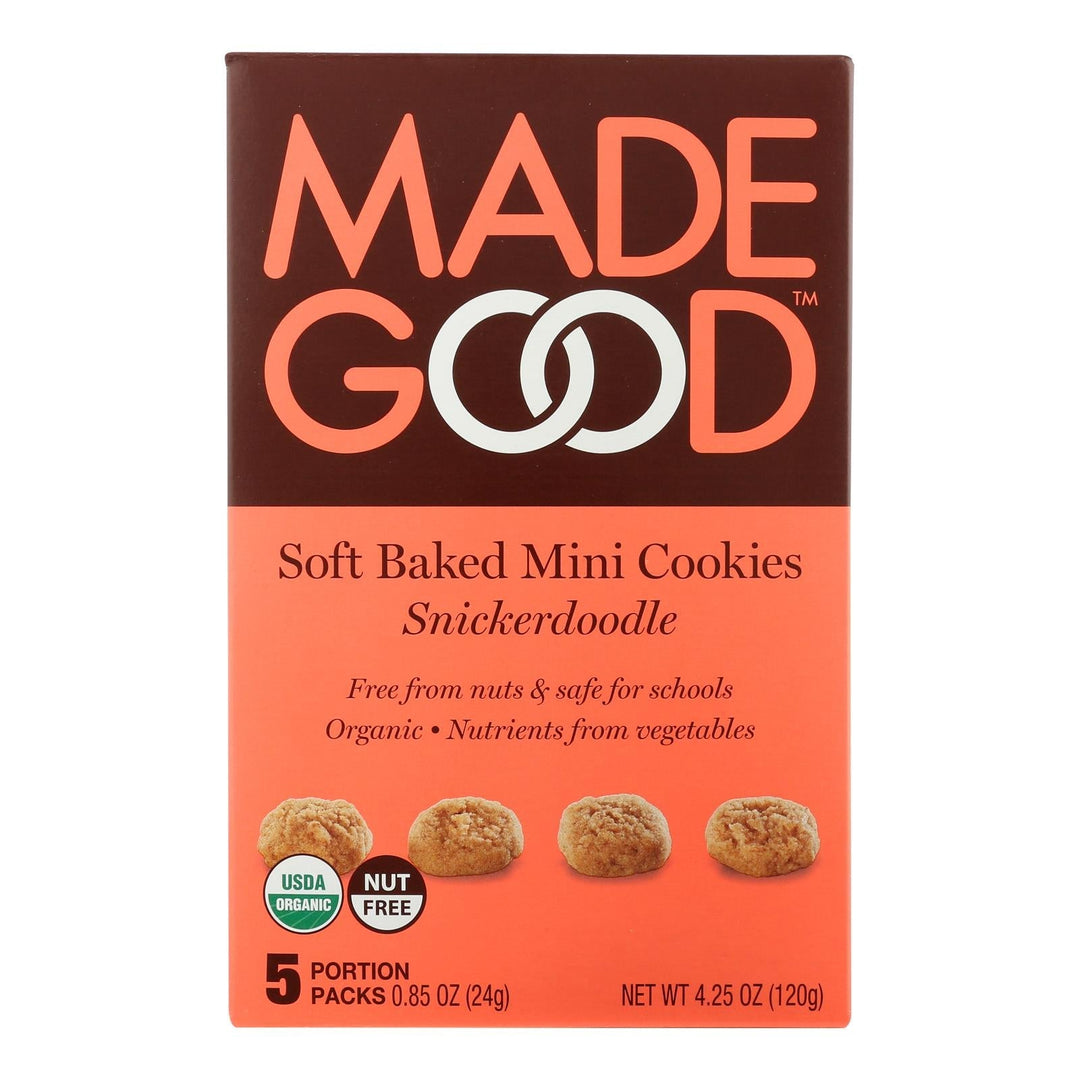 Made Good - Cookies Soft Mini Snickerdoodle - Case Of 6 - 4.25 Oz - Maras Green