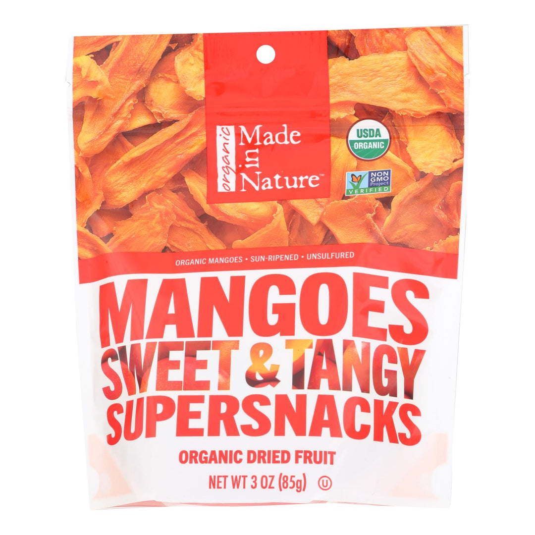 Made In Nature Mangoes Dried Fruit - Case Of 6 - 3 Oz - Maras Green