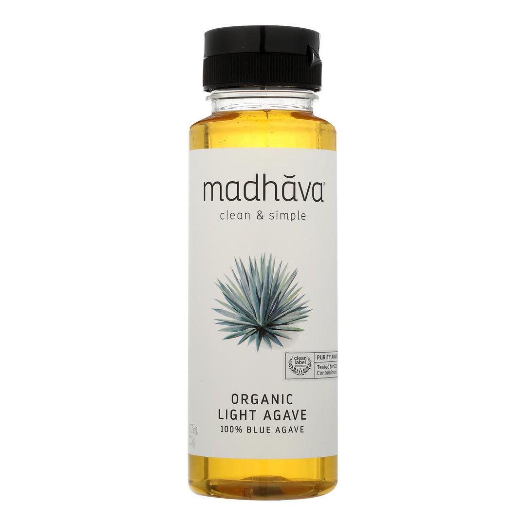 Madhava Honey Golden Light Agave - Case Of 6 - 11.75 Fl Oz. - Maras Green
