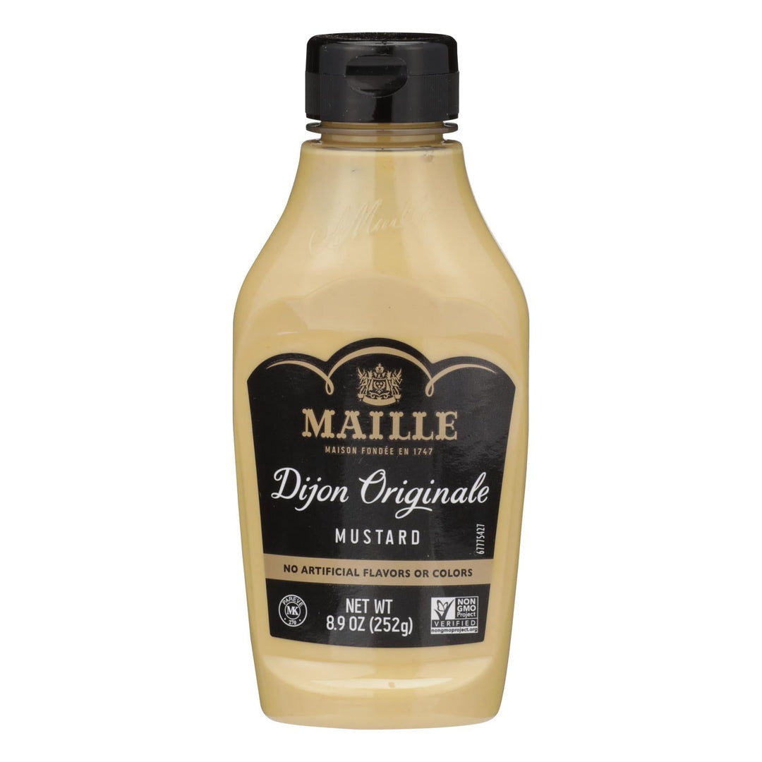 Maille - Mustard Original Dijon Squeeze - Case Of 6 - 8.9 Fz - Maras Green
