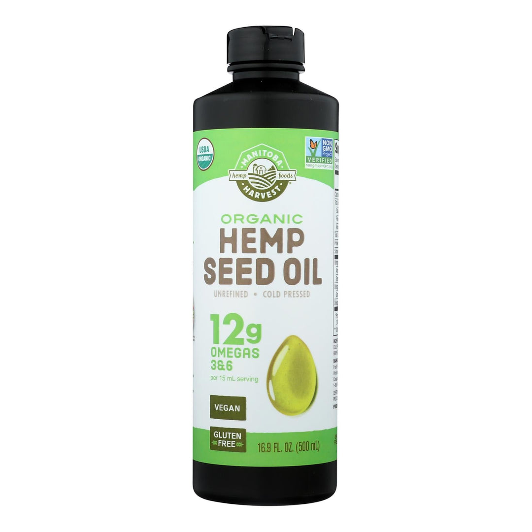 Manitoba Harvest Organic Hemp Oil - 1 Each - 16.9 Fz - Maras Green