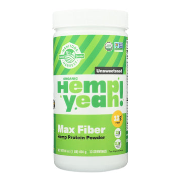 Manitoba Harvest Organic Hemp Pro Fiber - 16 Oz - Maras Green