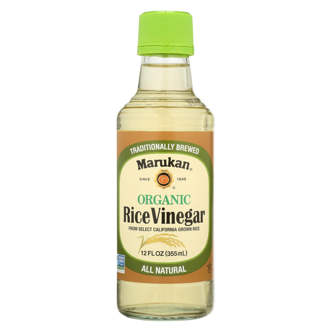 Marukan Organic Rice Vinegar - Case Of 6 - 12 Fl Oz. - Maras Green