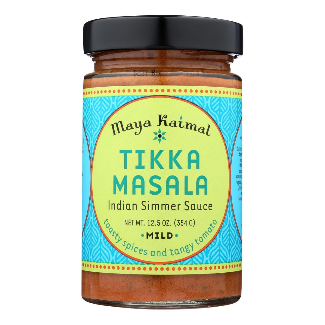 Maya Kaimal Tikka Masala Simmer Sauce - Case Of 6 - 12.5 Oz. - Maras Green