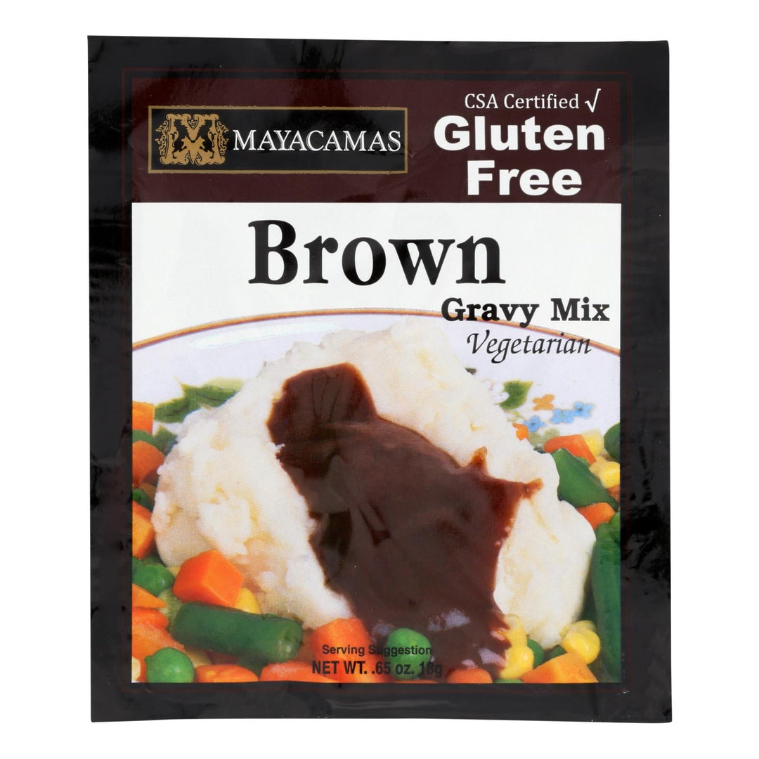 Mayacamas Gravy Mix - Brown - Case Of 12 - 0.7 Oz. - Maras Green
