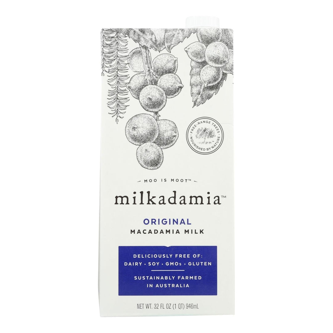 Milkadamia Milk - Original - Case Of 6 - 32 Fl Oz. - Maras Green