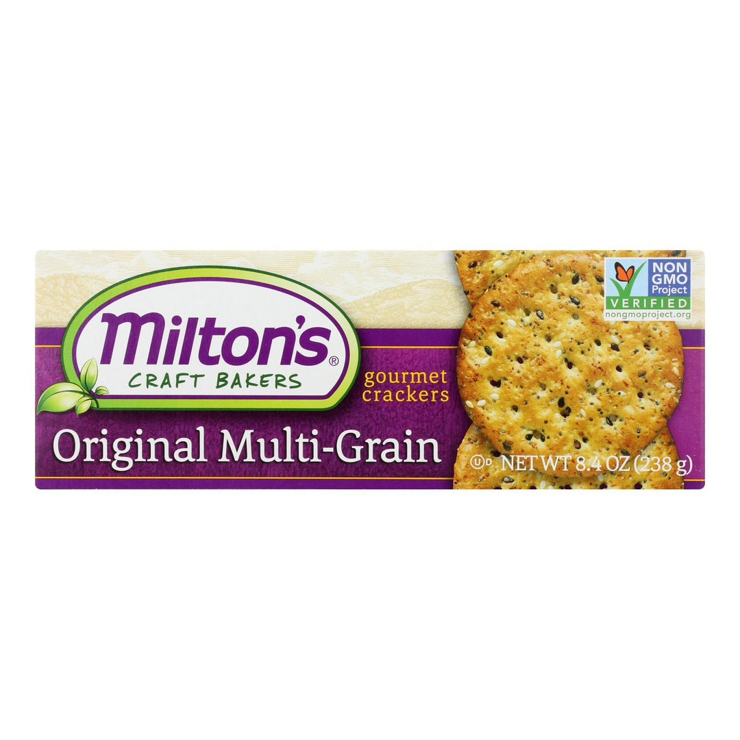 Miltons - Cracker Multi - grain Original - Case Of 8 - 8.4 Oz - Maras Green
