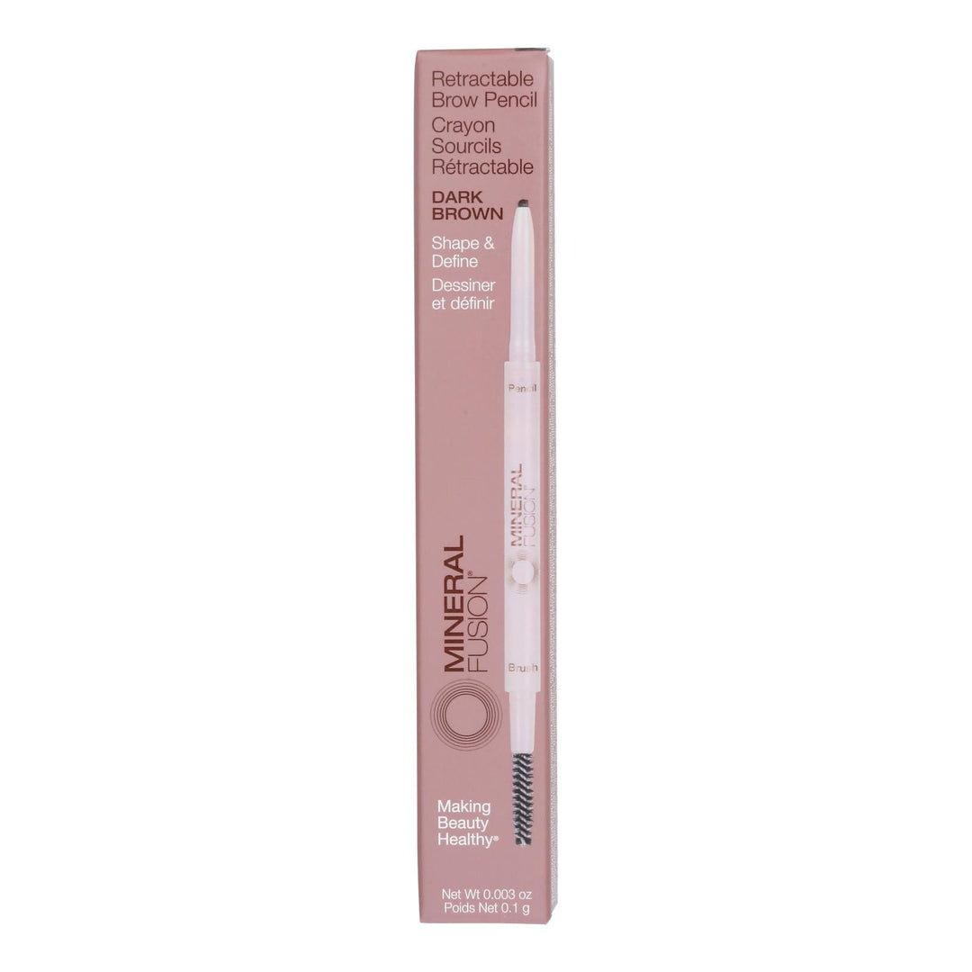 Mineral Fusion - Brow Pencil Dark Brown - 1 Each - .003 Oz - Maras Green