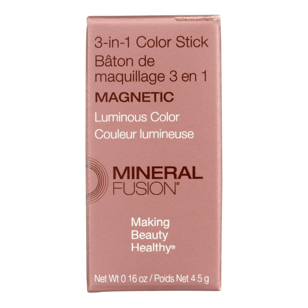Mineral Fusion - Color Stk 3 - in - 1 Magnetic - 1 Each - .16 Oz - Maras Green