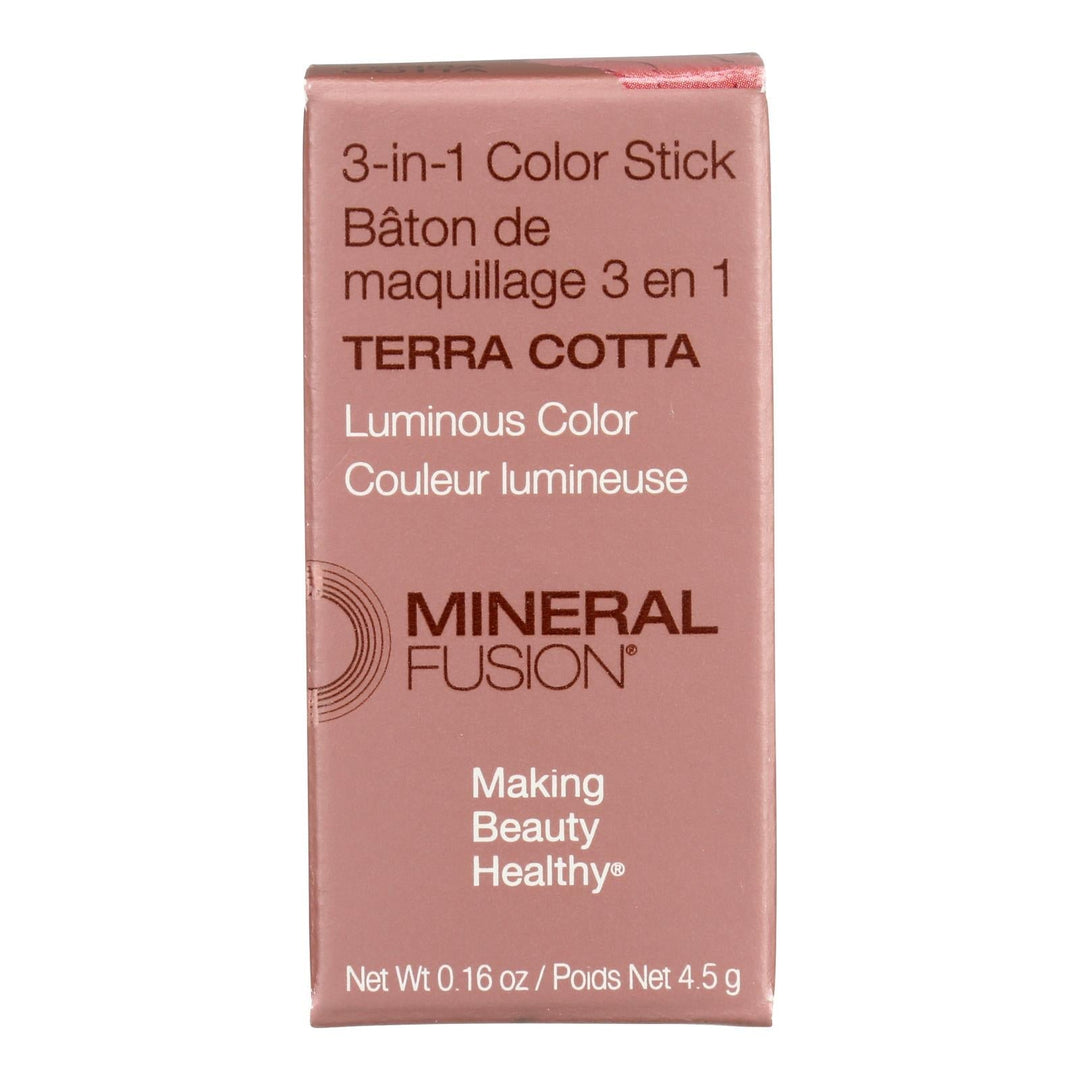 Mineral Fusion - Color Stk 3 - in - 1 Tra Ctta - 1 Each - .16 Oz - Maras Green