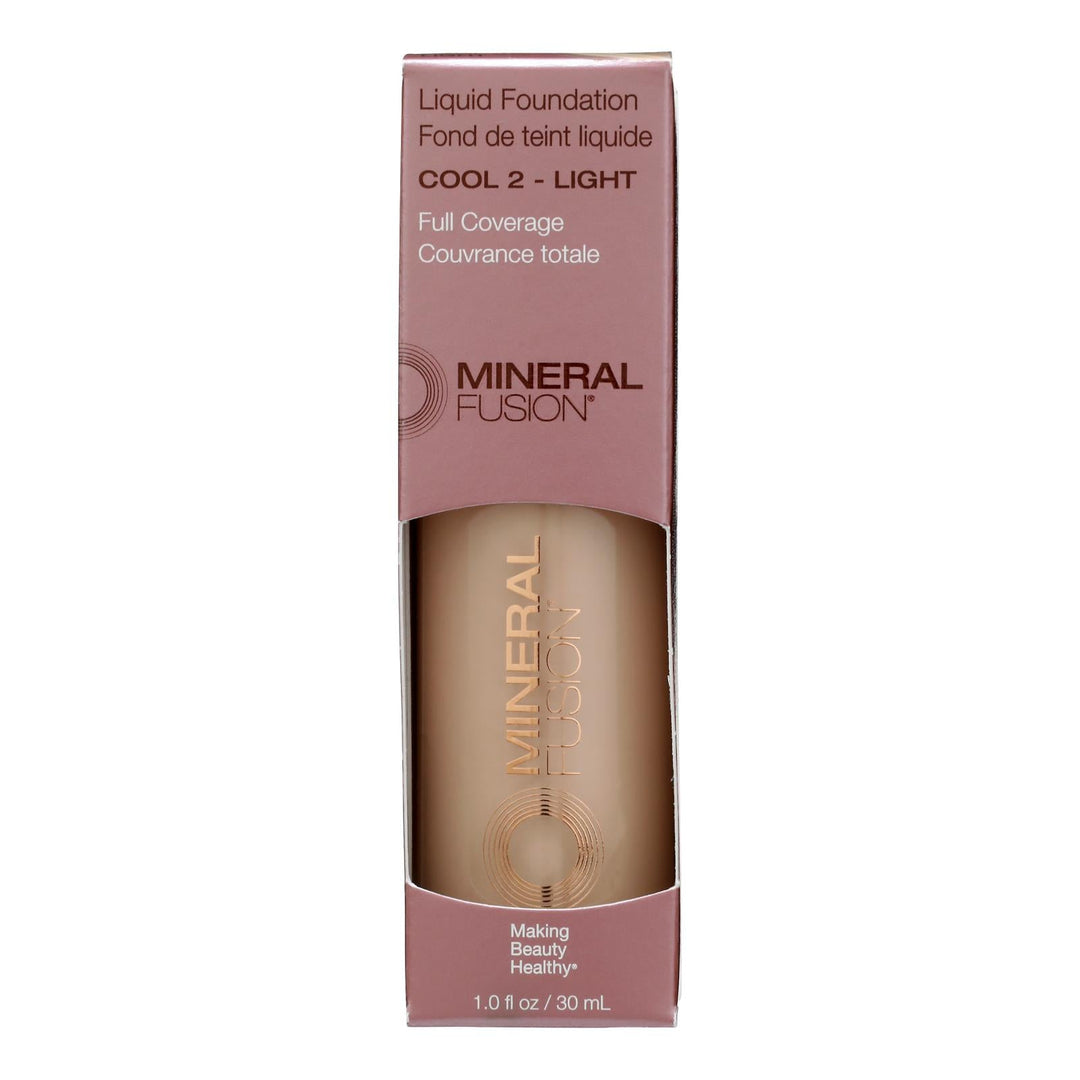 Mineral Fusion - Mkup Liquid Foundation Cool2 - 1 Each - 1 Fz - Maras Green