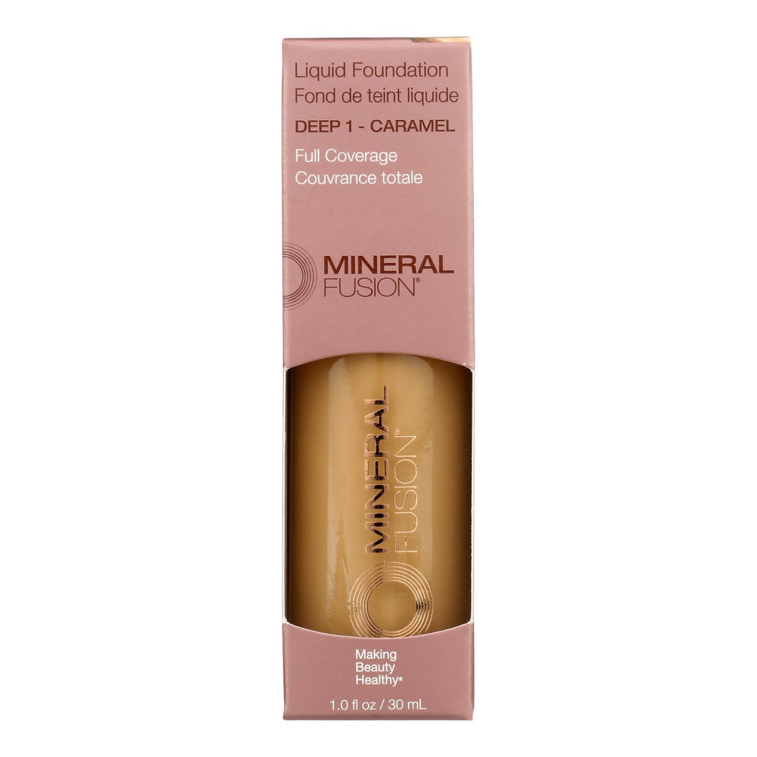 Mineral Fusion - Mkup Liquid Foundation Deep1 - 1 Each - 1 Fz - Maras Green