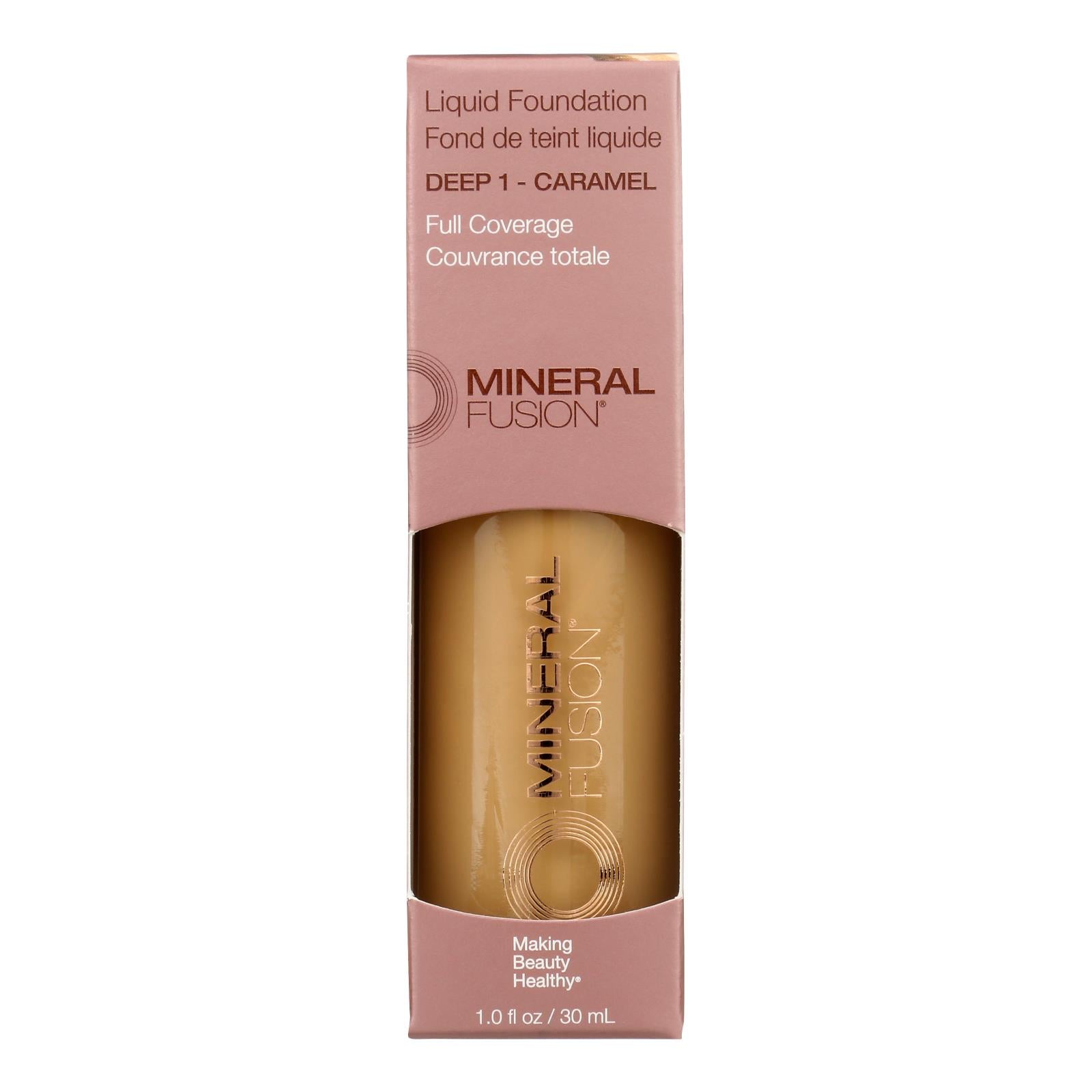 Mineral Fusion - Mkup Liquid Foundation Deep1 - 1 Each - 1 Fz - Maras Green