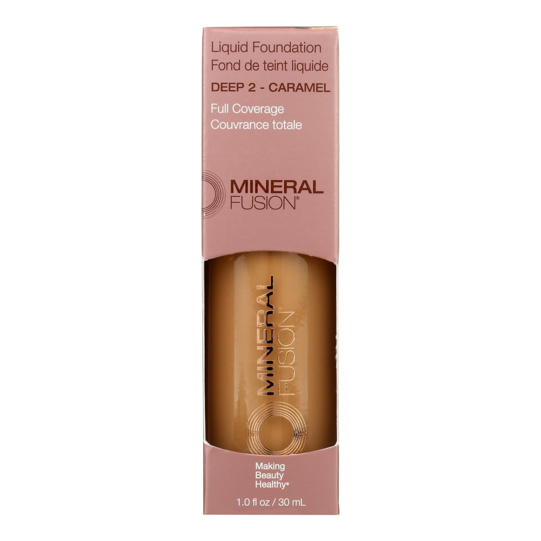 Mineral Fusion - Mkup Liquid Foundation Deep2 - 1 Each - 1 Fz - Maras Green