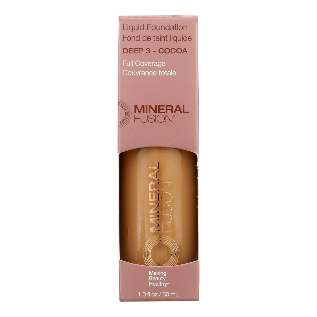 Mineral Fusion - Mkup Liquid Foundation Deep3 - 1 Each - 1 Fz - Maras Green