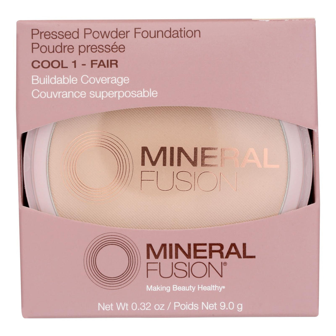 Mineral Fusion - Mkup Pressed Base Cool 1 - 1 Each - .32 Oz - Maras Green