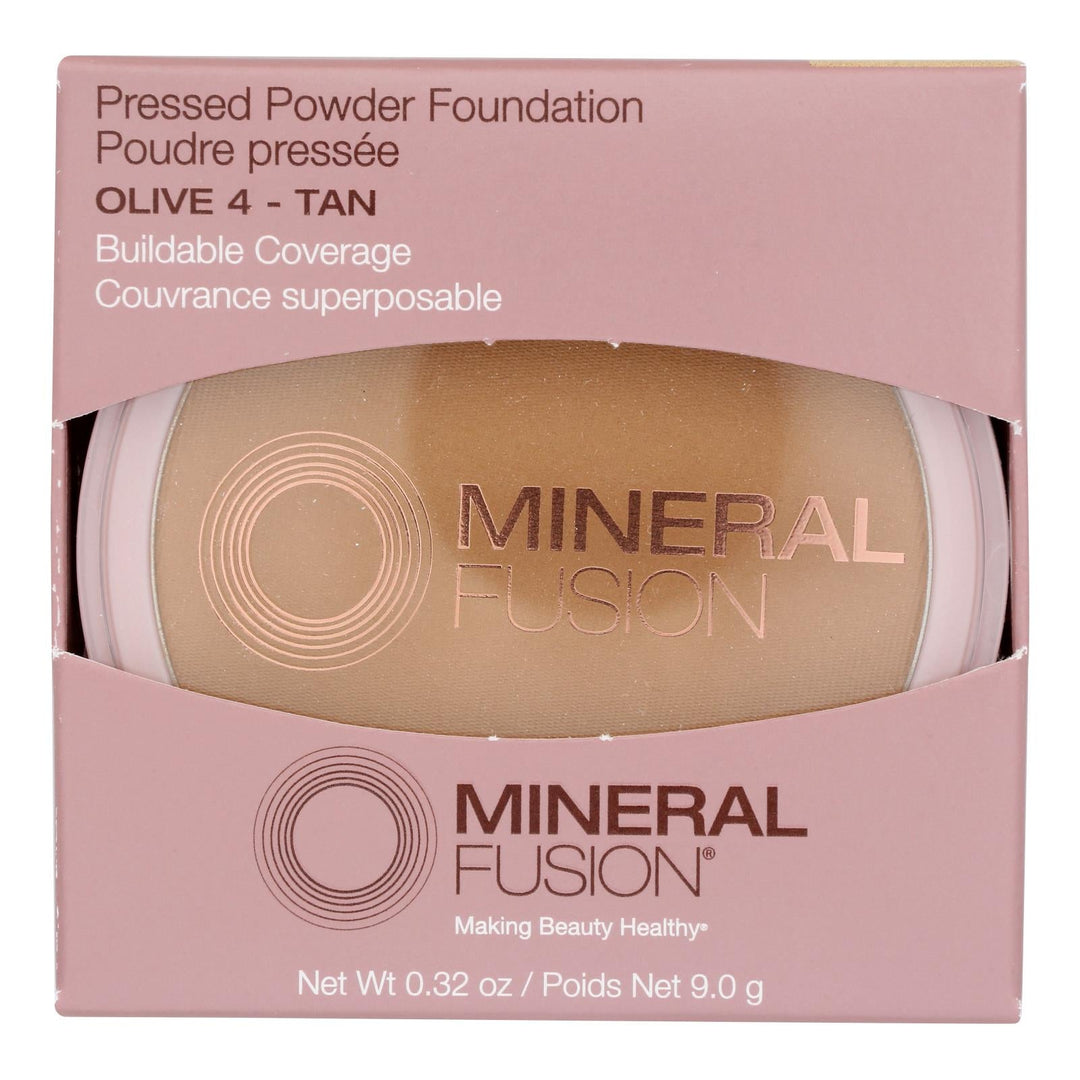 Mineral Fusion - Mkup Pressed Base Olive 4 - 1 Each - .32 Oz - Maras Green