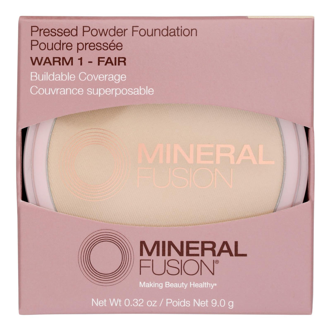 Mineral Fusion - Mkup Pressed Base Warm 1 - 1 Each - .32 Oz - Maras Green