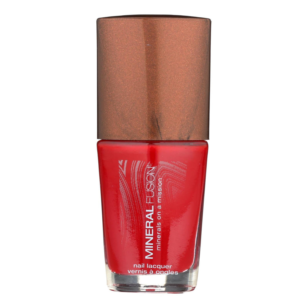 Mineral Fusion - Nail Polish - Crimson Clay - 0.33 Oz. - Maras Green