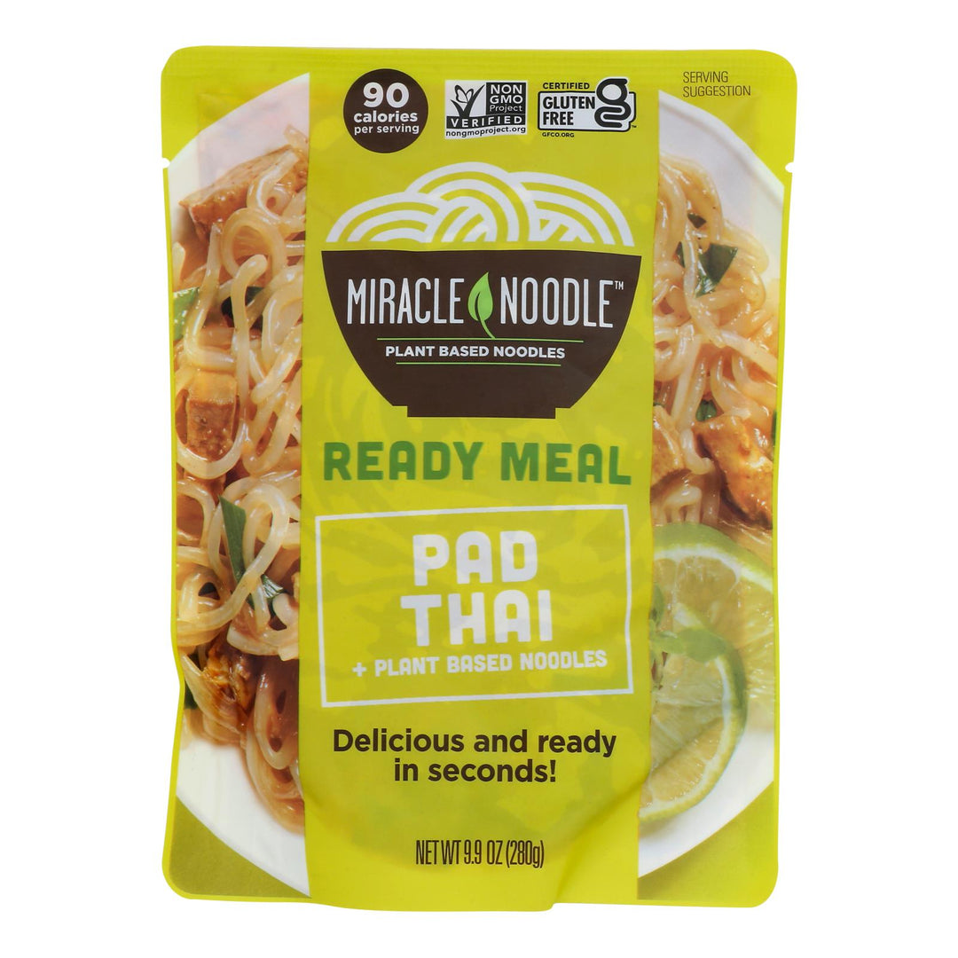 Miracle Noodle - Rte Meal Pad Thai - Case Of 6 - 9.9 Oz - Maras Green